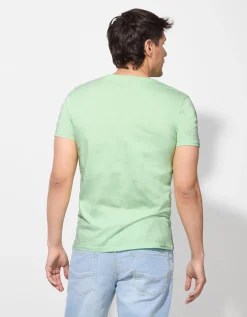 T-shirt - Print - lichtgroen