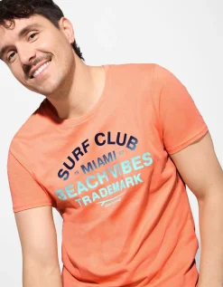 T-shirt - Print - oranje