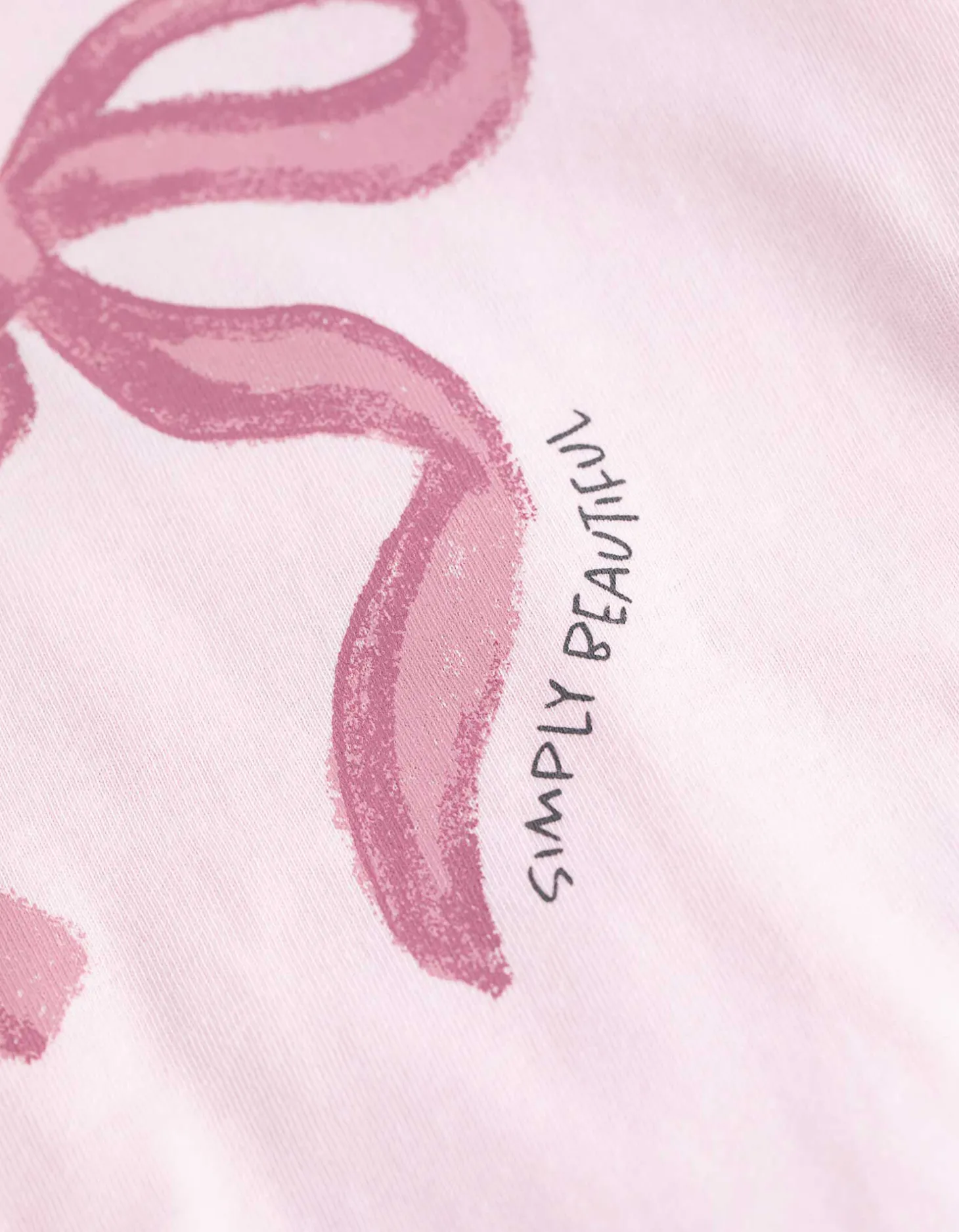 T-shirt - Print - roze