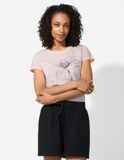 T-shirt - Print - roze
