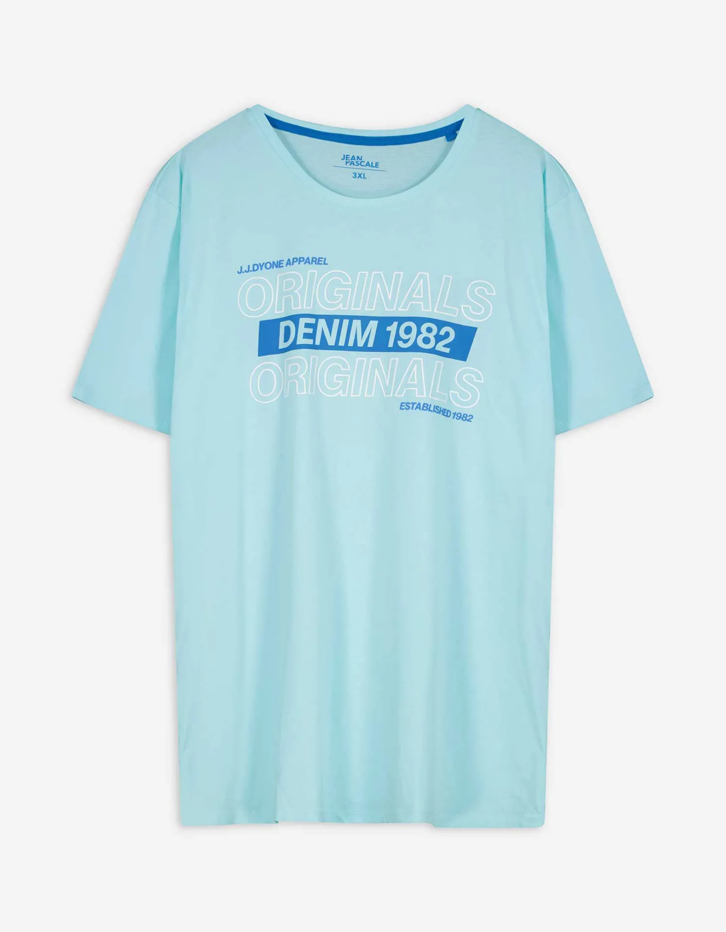 T-shirt - Print - turkoois