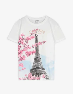 T-shirt - Print - wit
