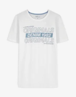 T-shirt - Print - wit