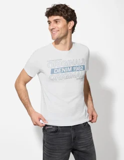 T-shirt - Print - wit