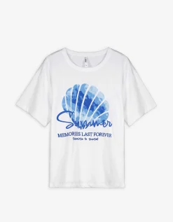 T-shirt - Print - wit