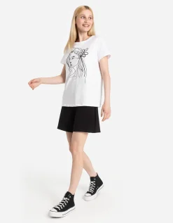 T-shirt - Print - wit