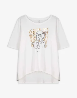 T-shirt - Print - wit