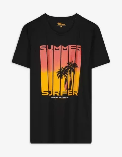T-shirt - Print - zwart