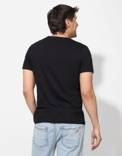 T-shirt - Print - zwart