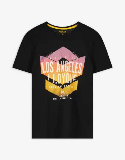 T-shirt - Print - zwart