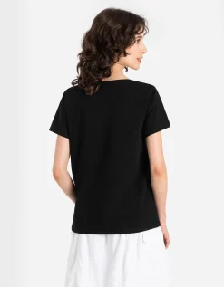 T-shirt - Print - zwart