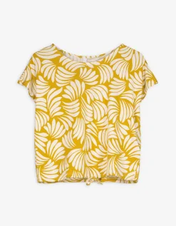T-shirt - Print all-over - donkergroen