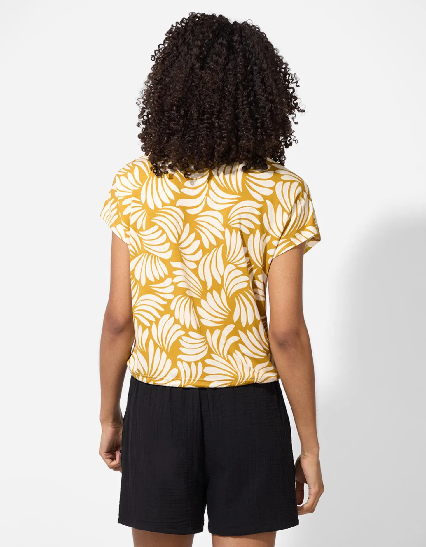 T-shirt - Print all-over - donkergroen