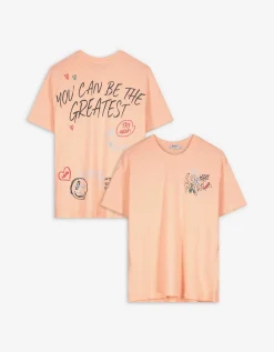 T-shirt - Print all-over - oranje