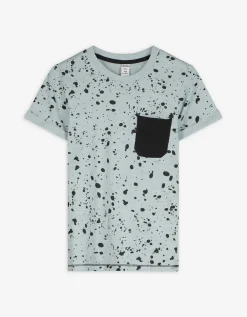 T-shirt - Print all-over - turkoois