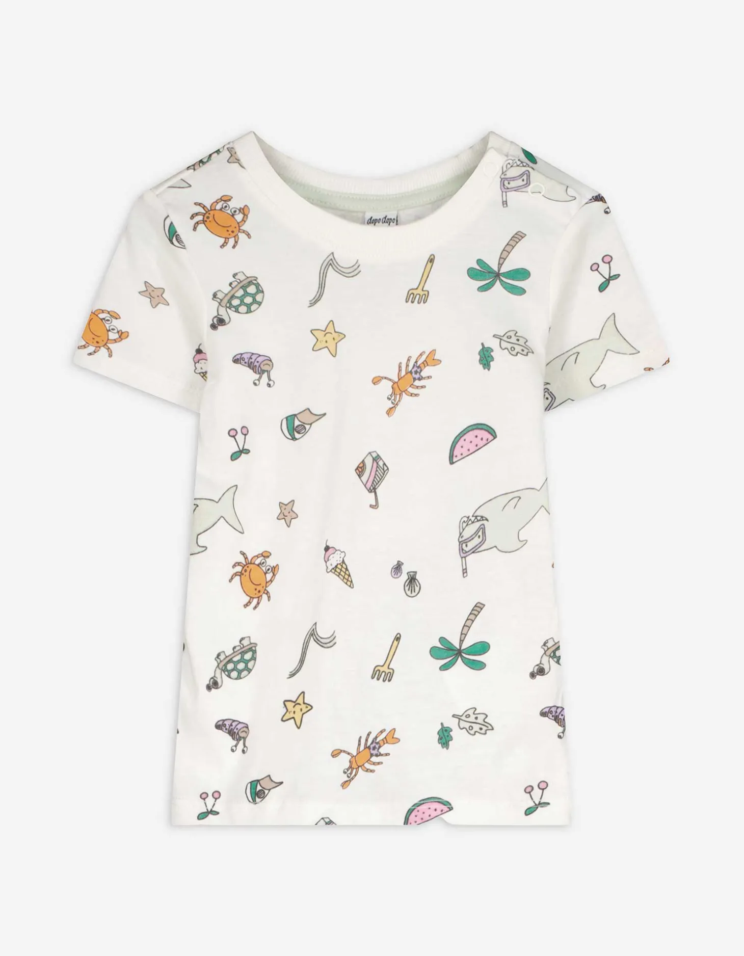 T-shirt - Print all-over - wit