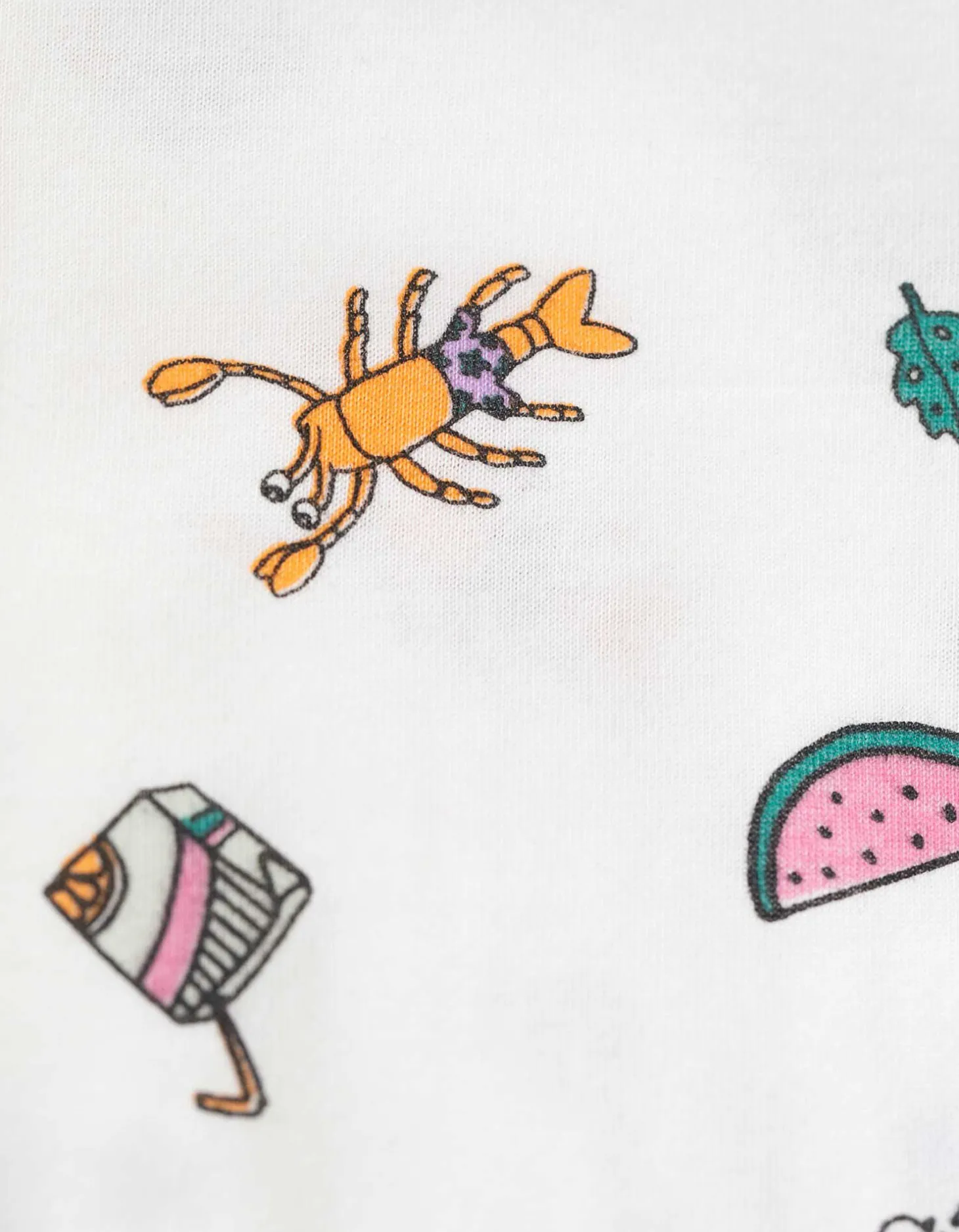T-shirt - Print all-over - wit
