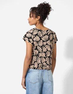 T-shirt - Print all-over - zwart