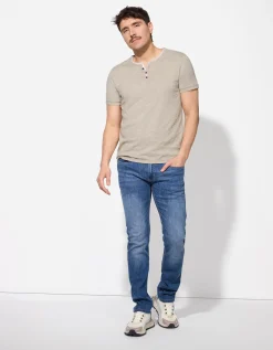 T-shirt - Regular fit - beige
