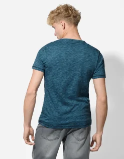 T-shirt - Regular fit - blauw