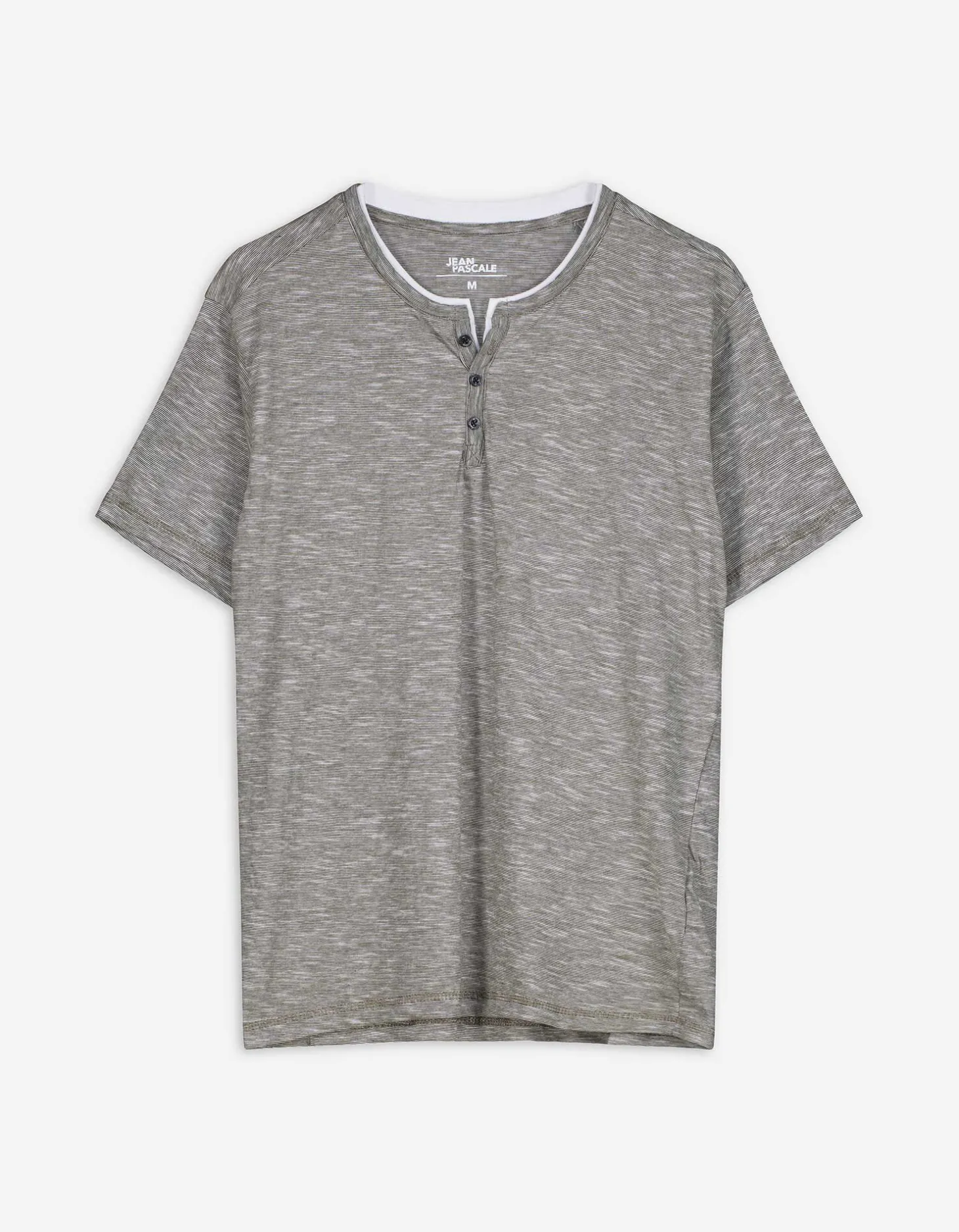 T-shirt - Regular fit - donkergroen