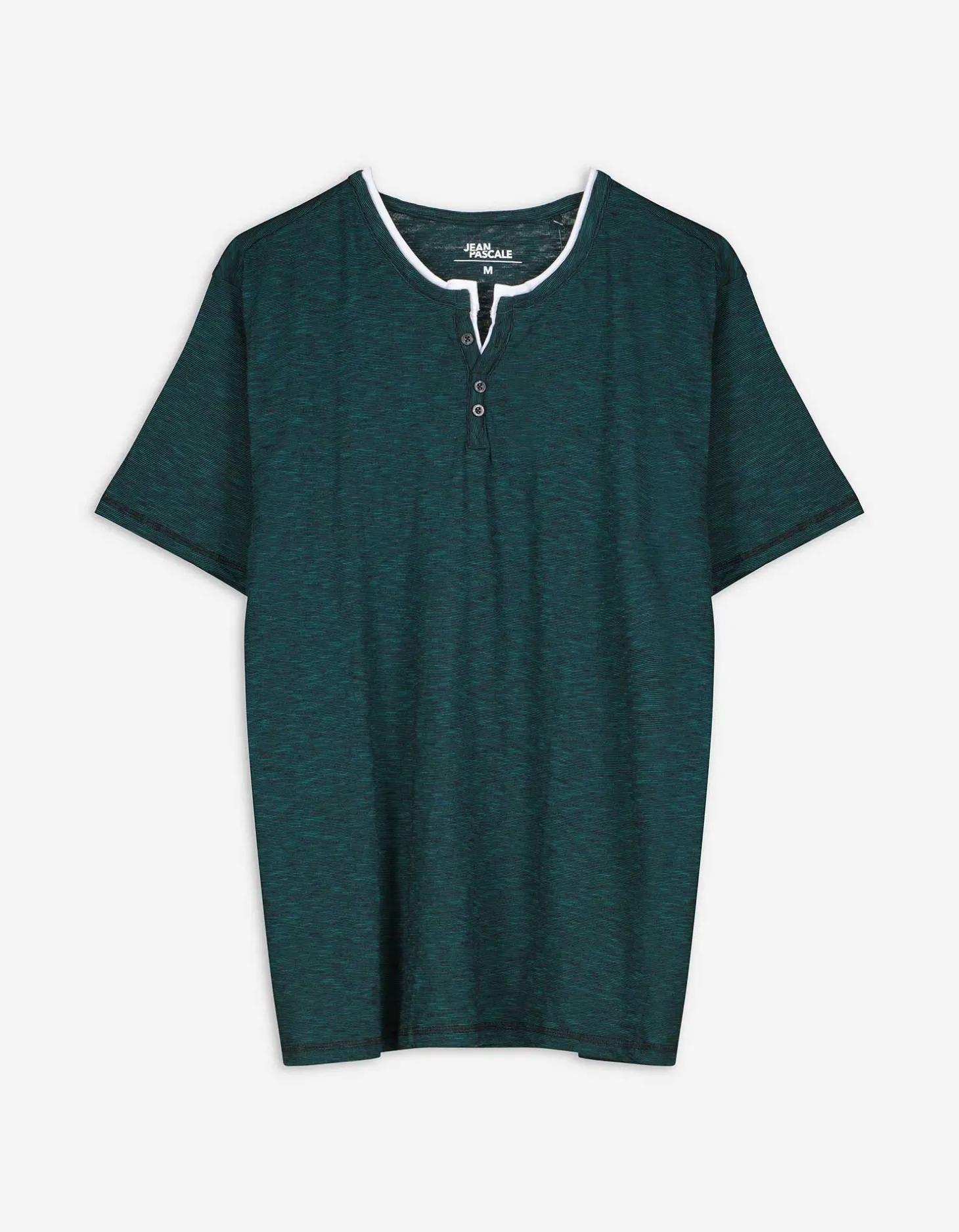 T-shirt - Regular fit - donkergroen
