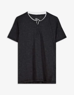 T-shirt - Regular fit - donkergrijs