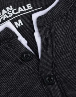 T-shirt - Regular fit - donkergrijs