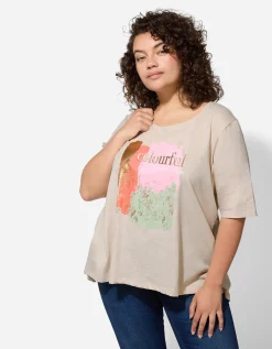 T-shirt - Regular fit - wit