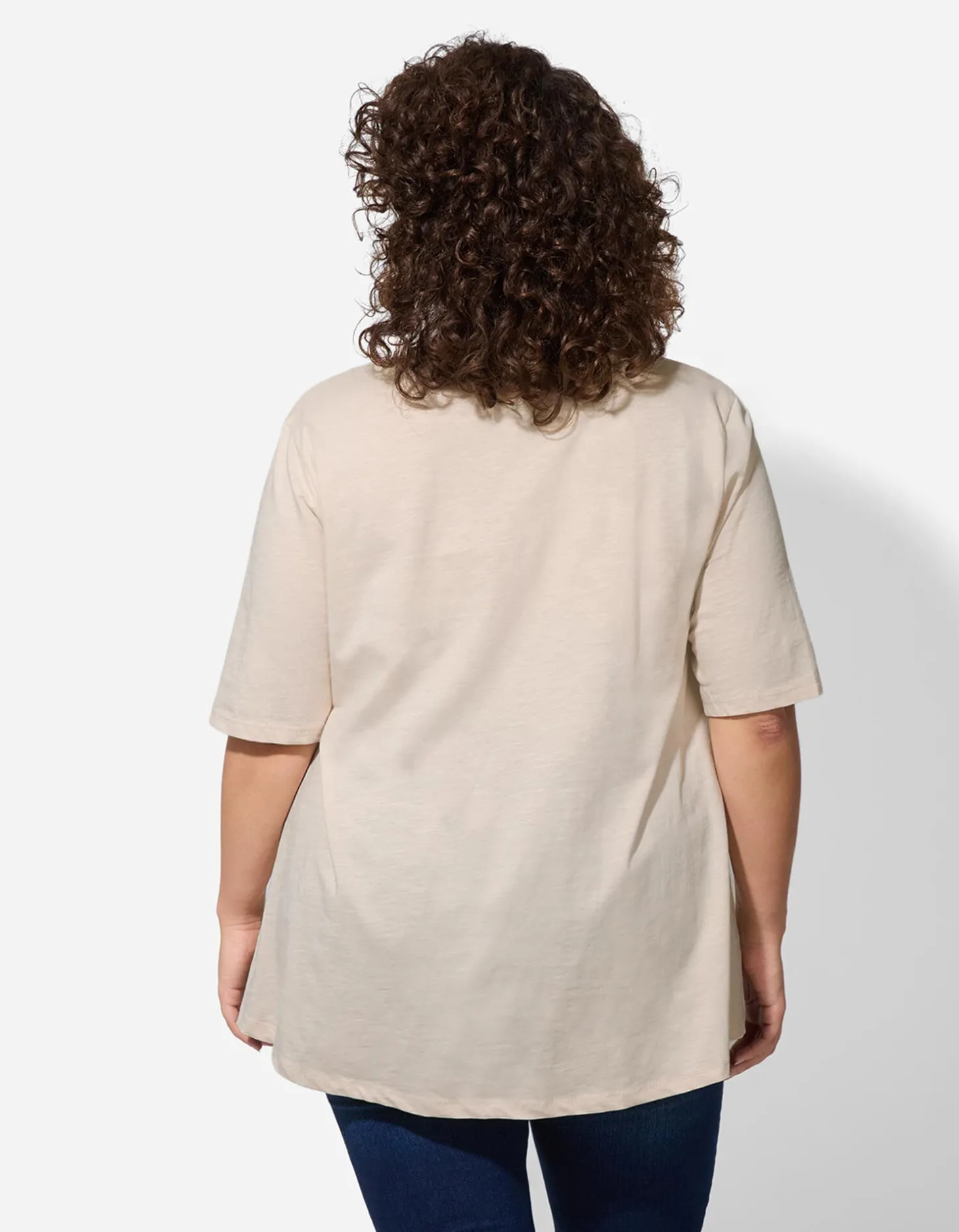 T-shirt - Regular fit - wit