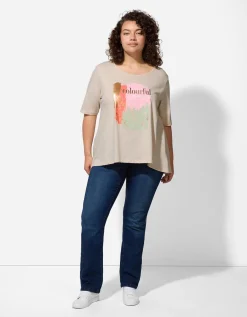 T-shirt - Regular fit - wit