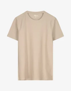 T-shirt - Ronde hals - beige