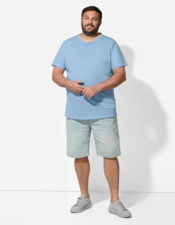 T-shirt - Ronde hals - blauw