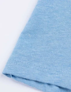 T-shirt - Ronde hals - blauw