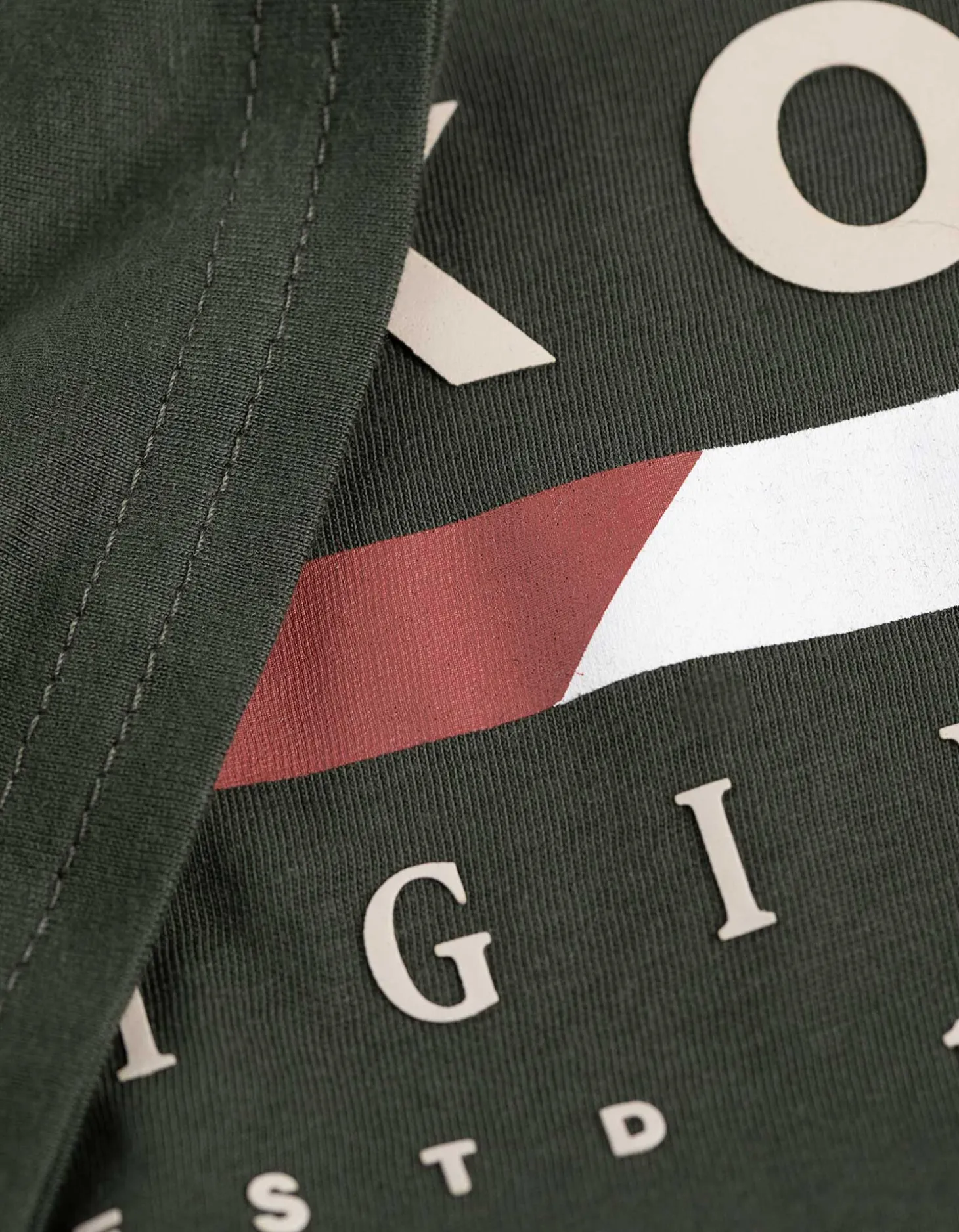 T-shirt - Ronde hals - donkergroen