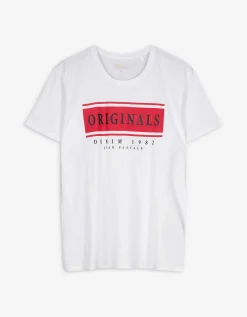 T-shirt - Ronde hals - wit