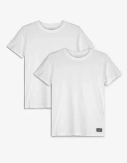 T-shirt - set van 2 - wit