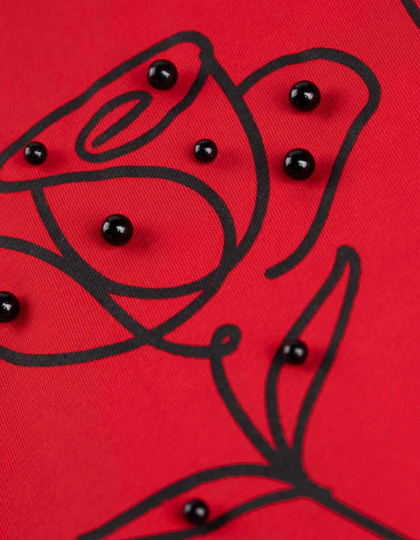 T-shirt - Sierkraaltjes - rood
