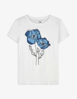 T-shirt - Sierkraaltjes - wit