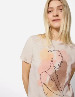 T-shirt - Sierkraaltjes - wit