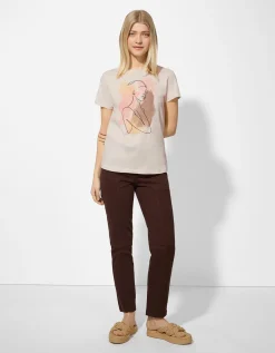 T-shirt - Sierkraaltjes - wit