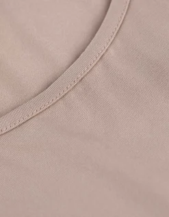 T-shirt - Slim fit - beige