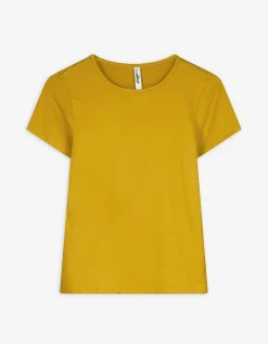 T-shirt - Slim fit - geel