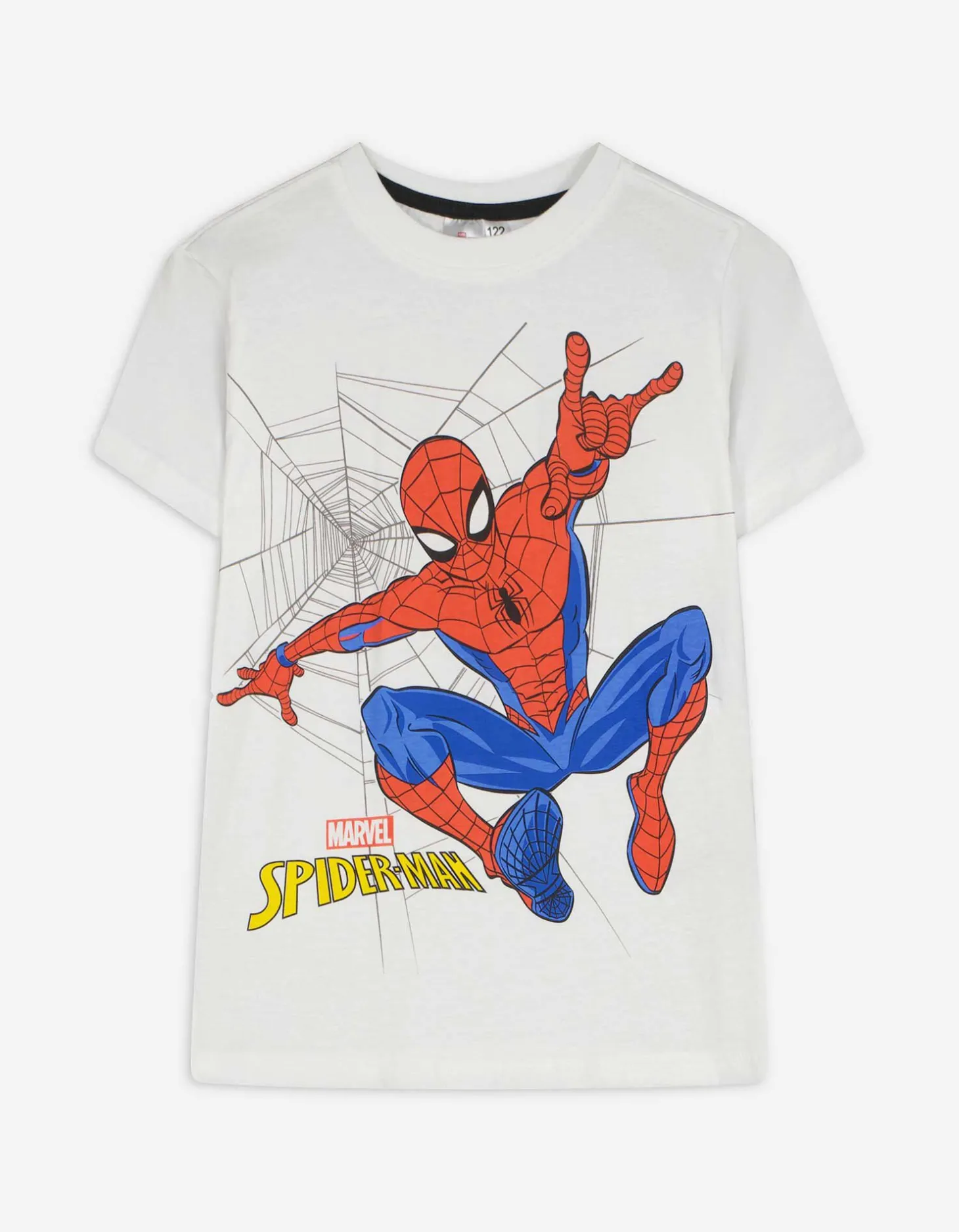 T-shirt - Spiderman - wit