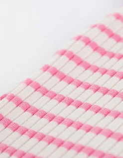 T-shirt - Strepen - pink