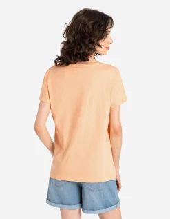 T-shirt - Tekstprint - oranje