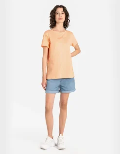 T-shirt - Tekstprint - oranje