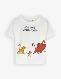 T-shirt - The Lion King - wit
