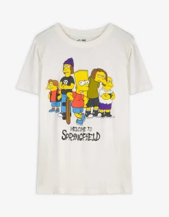 T-shirt - The Simpsons - wit