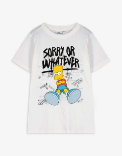 T-shirt - The Simpsons - wit